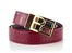 Högl dámský luxusní kožený opasek cabernet/schwarz 0-156017-4401