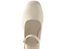 Tamaris lodičky s nártovým páskem a volnou patou ivory 1-29601-46