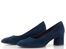 Tamaris lodičky se širokým podpatkem navy suede 1-22437-47
