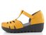 Fly London sandály na klínu mustard P145224001