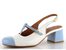 Fly London lodičky s volnou patou sky blue/offwhite P145083006