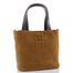 Högl luxusní malá crossbody kabelka camel/chocplum 2-145522-1121