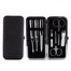 Manikúra s kvalitními nástroji a kovovým rámečkem černá 70098