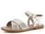 Remonte biele pásikové sandále D3673-80