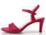 Tamaris sandály na podpatku red 1-28028-42