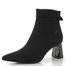 Tamaris elegantní kotník na podpatku black 1-25328-47