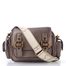 Hispanitas metalická crossbody kabelka s klopou topo BI254143