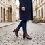 Tamaris elegantní kotník na podpatku merlot 1-25023-47