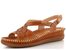Pikolinos sandály s proplétanými  pásky Cadaques brandy W8K-1839