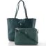U.S. POLO ASSN. velká oboustranná shopper kabelka s etují zelená BEUM08706WVPF77