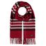 Fraas široký kašminkový šál s károvaným vzorem true red 625030-361