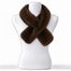 Loevenich šál z umělé kožešiny chocolate 676053-870