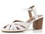 Fly London sandály na podpatku bílé P145450004