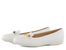 Geox bílé kožené baleríny Annytah D027NB00085