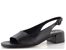 Högl luxusní sandály na podpatku schwarz 1-102600-0100