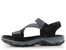 Rieker dámské sportovní sandály černé 68871-00