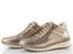 Caprice kotníkové tenisky s membránou taupe metallic 9-26201-43