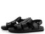 Caprice pánské kožené sandály černé 9-18100-42