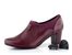 Barton dámské elegantní polobotky na podpatku merlot 13.22