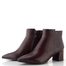 Tamaris elegantní kotník na podpatku merlot 1-25023-47