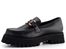 Ara kožené mokasíny na hrubé podešvi Amsterdam Black 12-56721-12