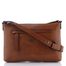 Dámská kožená crossbody kabelka cognac 2525-B-025