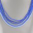 Náhrdelník rokajl modrý postupný