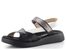 Wonders sandály na suchý zip negro/plomo/off C-6552