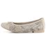 Remonte baleríny s potlačou béžové D0K04-60