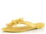 Lazamani žabky se střapatou květinou yellow LA33800