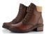 Remonte šnurovacia členková obuv tmavo hnedá D1A70-22