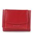 Malá kožená peněženka s kapsičkou na mince červená W-2031