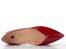 Högl vykrojené lakované baleríny red 0-170014-4000
