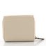 Dámska kožená peňaženka so zipsovým vreckom off white LG003