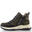 Mustang šněrovací kotník black-khaki 15M0172006