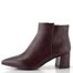 Tamaris elegantní kotník na podpatku merlot 1-25023-47