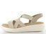 Remonte páskové sandály na platformě béžové D3L52-60