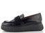 Wonders lakované mokasíny na platformě negro A-5203