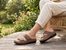 Tamaris fuzbetové pantofle Taupe 1-27510-41