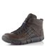 Kacper pánska vyteplená členková obuv tmavo hnedá 3-1249