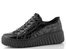 Rieker Sport tenisky na platformě lakované černé N2555-02