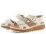 Rieker sandále s variabilnými pásikmi Porzellan 62760-60