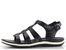 Geox dámske sandále Vega Black D72R6A00043C9999