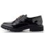 Tamaris lakované polobotky na hrubé podešvi black 1-23649-47