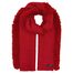 Fraas pončo s kožešinkovým lemem true red 631206-361