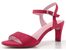 Tamaris sandály na podpatku red 1-28028-42