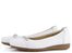 Rieker baleríny s ozdobným kováním bílé L9360-80