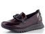Rieker lakované mokasíny bordeaux/black 49051-35