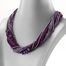 Náhrdelník rokajl fialový