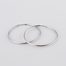Ocelové náušnice kruhy 50 mm